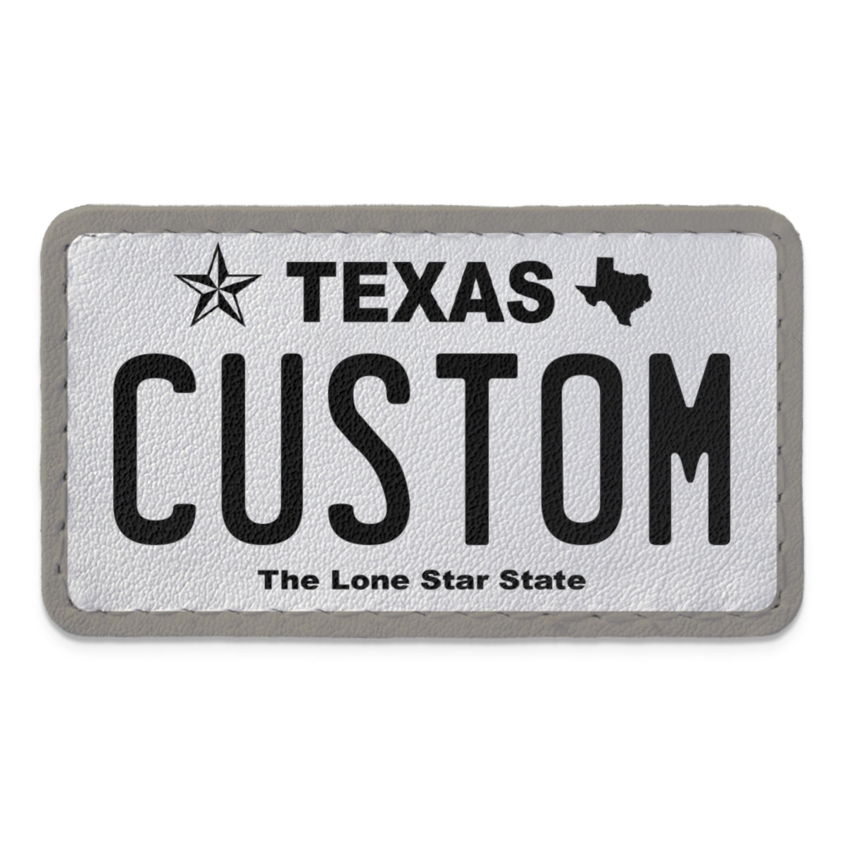 Swap Patch Texas White License Plate — CityLocs