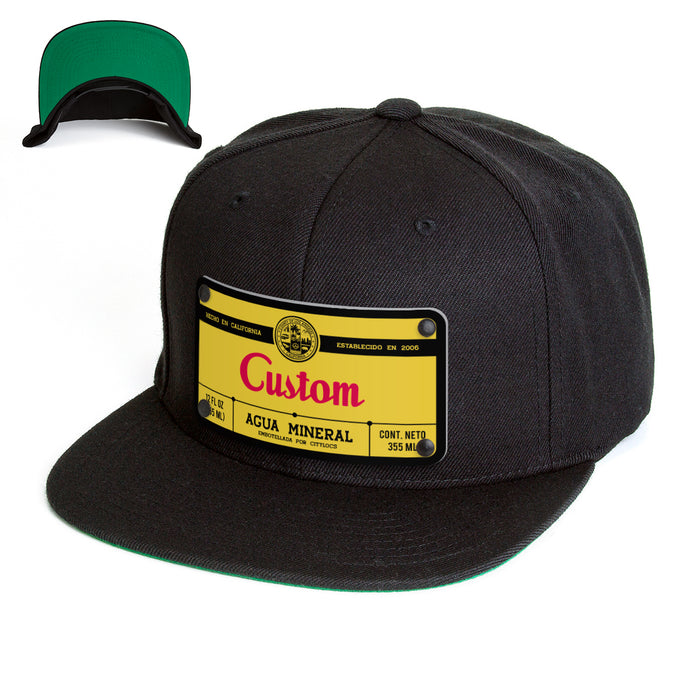 Small Top Beverage Label Custom Hat
