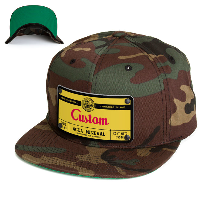 Small Top Beverage Label Custom Hat