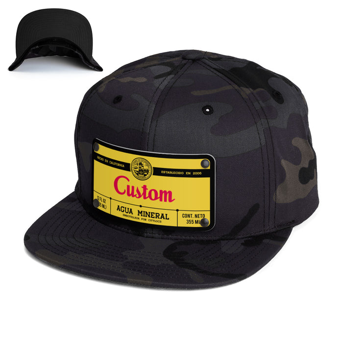 Small Top Beverage Label Custom Hat