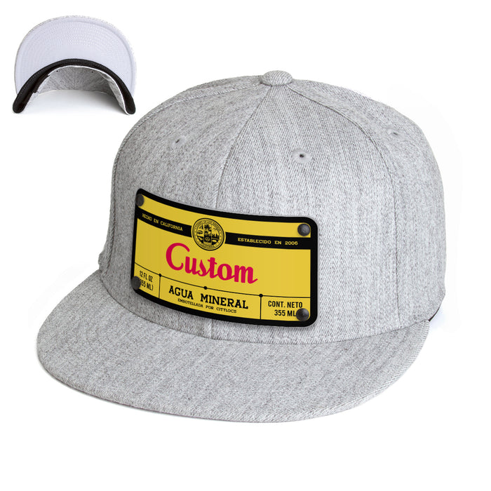 Small Top Beverage Label Custom Hat