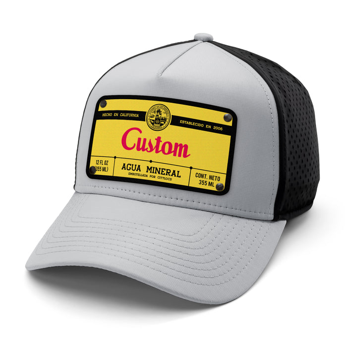 Small Top Beverage Label Custom Hat