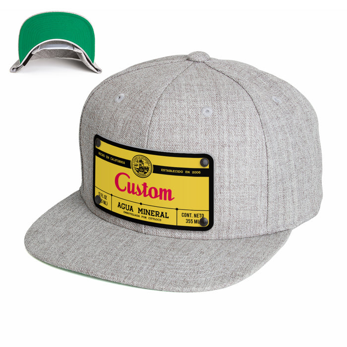 Small Top Beverage Label Custom Hat