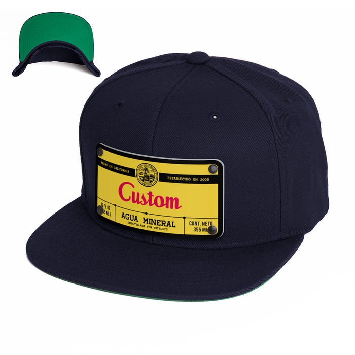 Small Top Beverage Label Custom Hat
