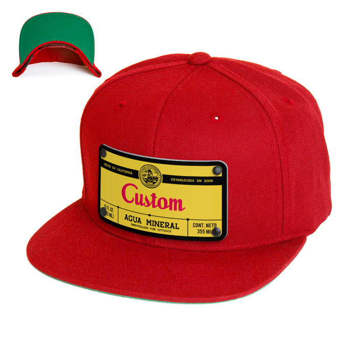 Small Top Beverage Label Custom Hat