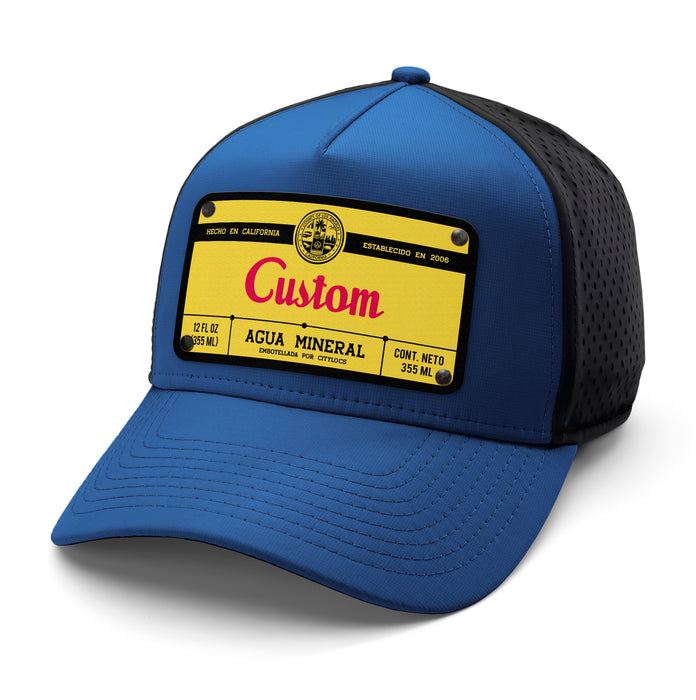 Small Top Beverage Label Custom Hat