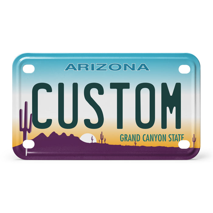 Arizona Mini Metal License Plate