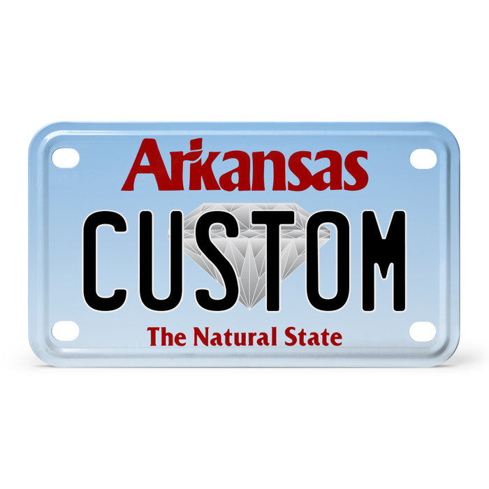 Arkansas Mini Metal License Plate