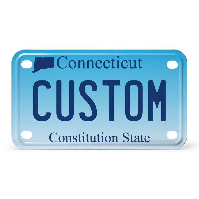 Connecticut Mini Metal License Plate