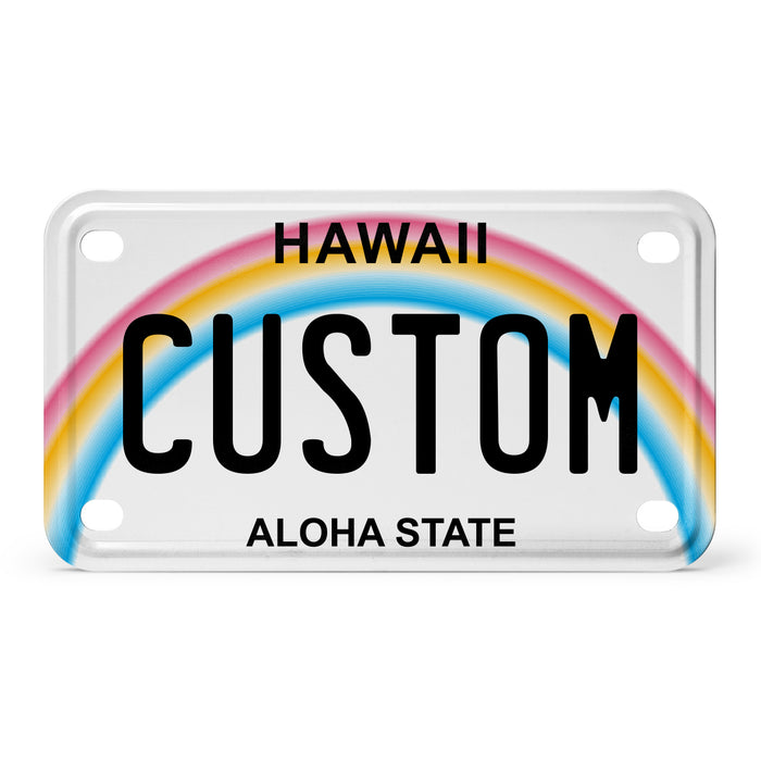 Hawaii Mini Metal License Plate