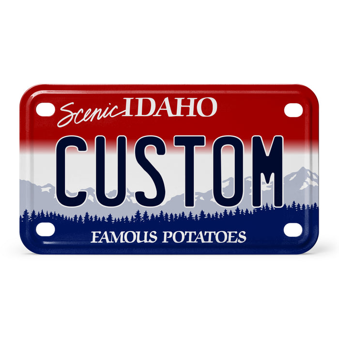 Idaho Mini Metal License Plate