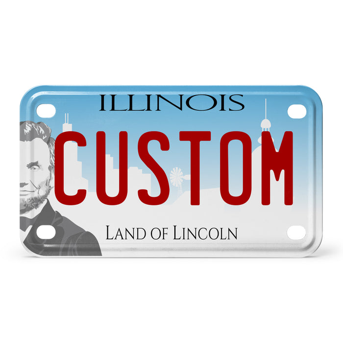 Illinois 2021 Mini Metal License Plate