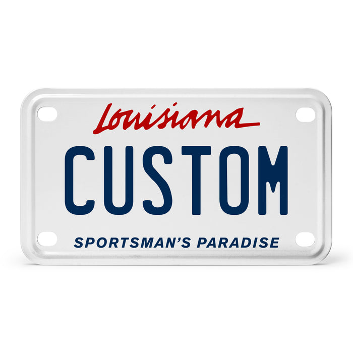 Louisiana Mini Metal License Plate