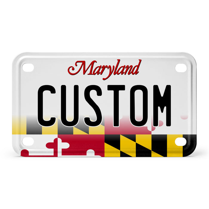 Maryland Mini Metal License Plate