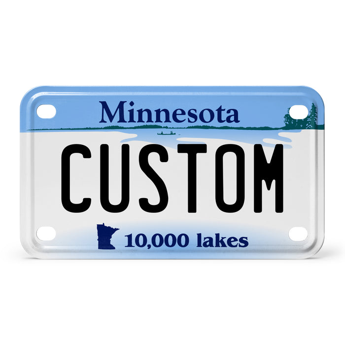 Minnesota Mini Metal License Plate
