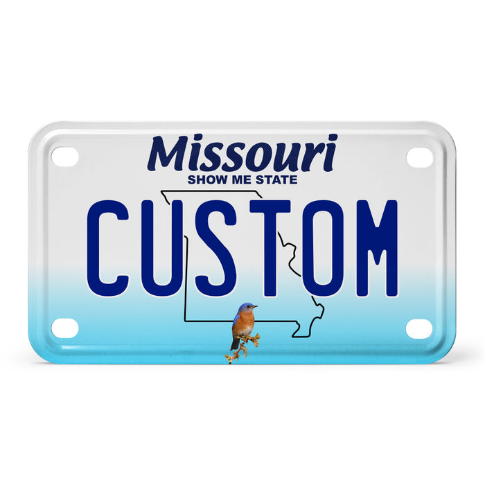 Missouri Mini Metal License Plate