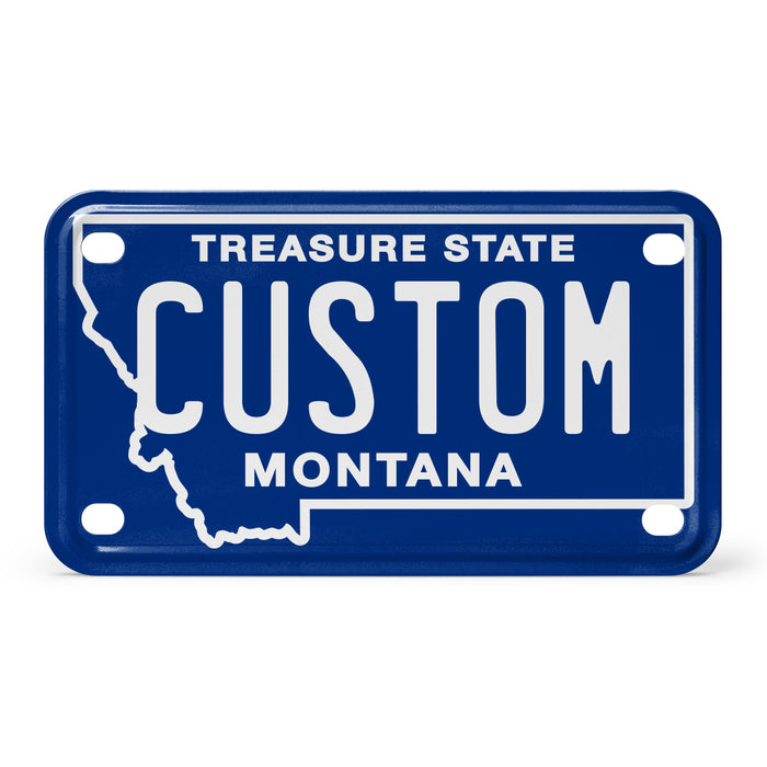 Montana Mini Metal License Plate