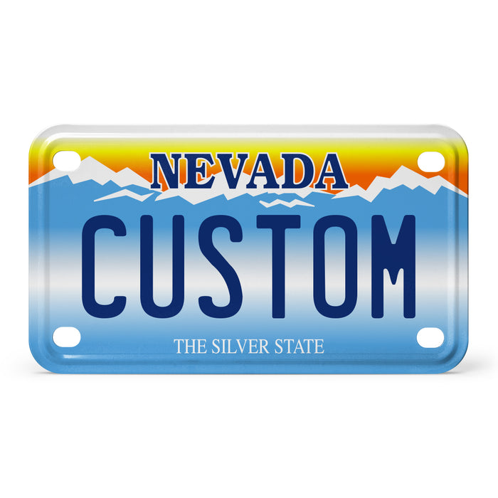Nevada Mini Metal License Plate