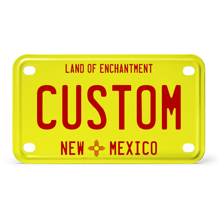 New Mexico Mini Metal License Plate