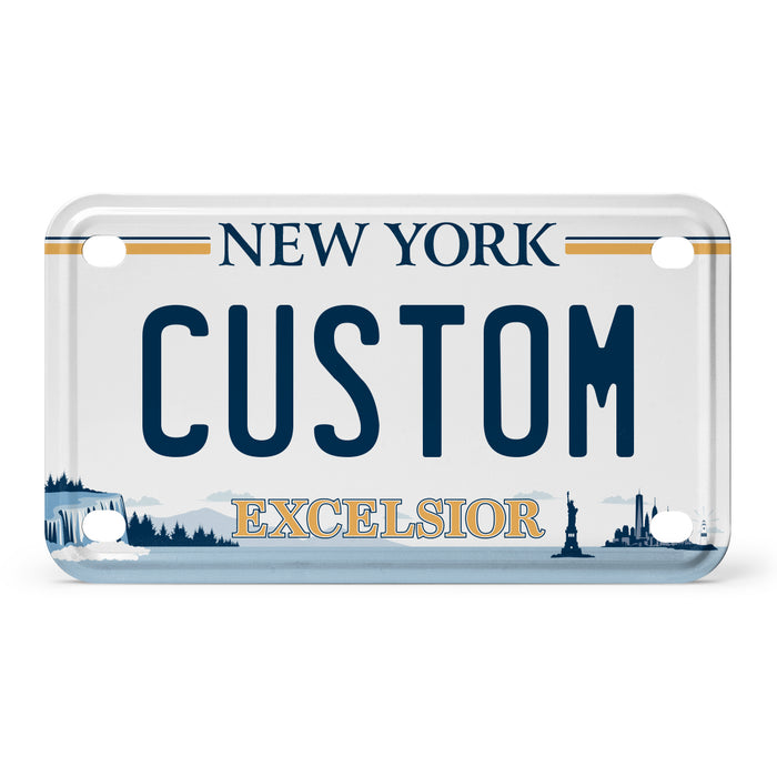 New York 2022 Mini Metal License Plate