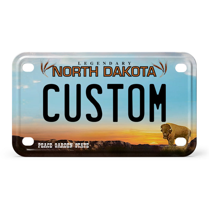 North Dakota 2022 Mini Metal License Plate