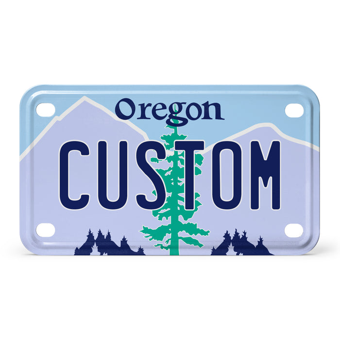 Oregon Mini Metal License Plate
