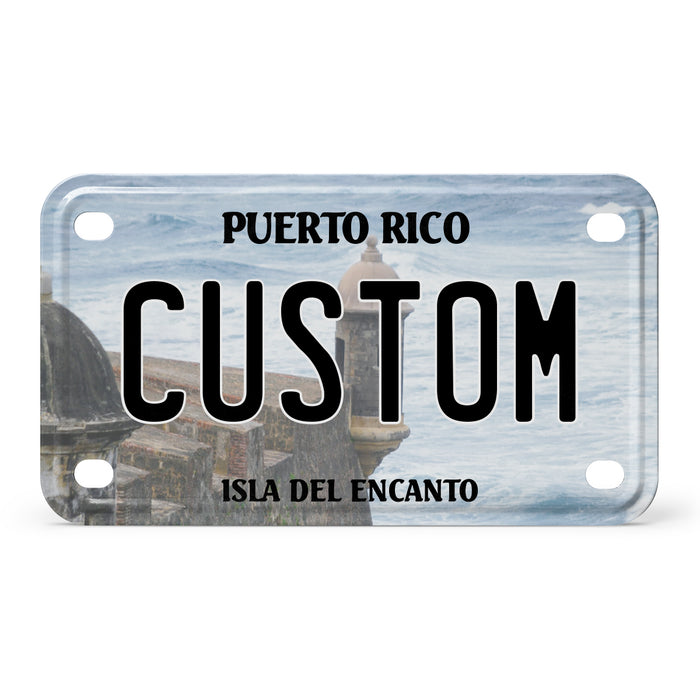 Puerto Rico 2022 Mini Metal License Plate
