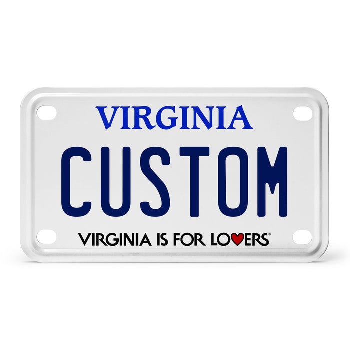 Virginia Mini Metal License Plate