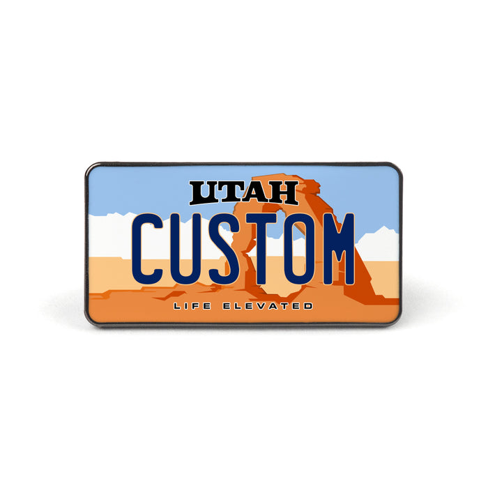 Utah License Plate Enamel Pin