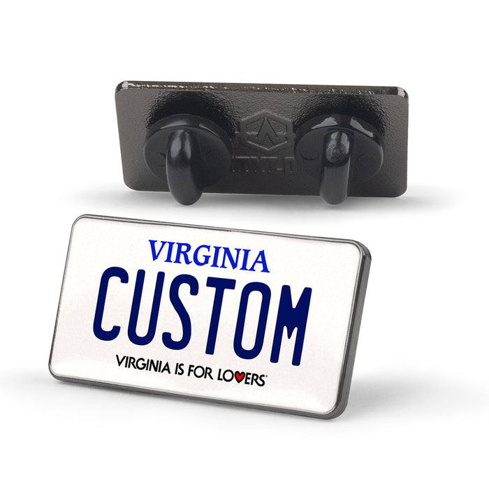 Virginia License Plate Enamel Pin