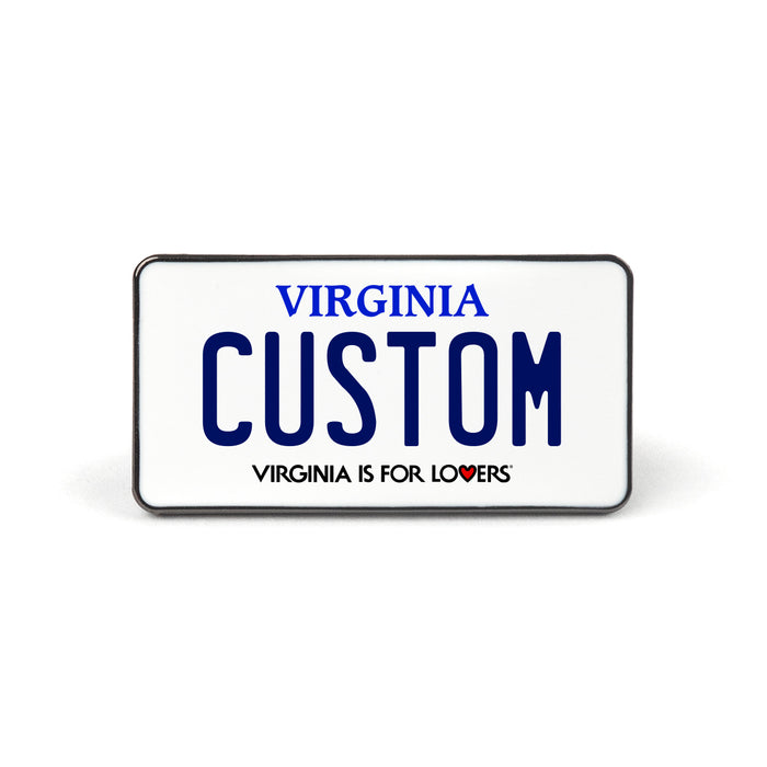 Virginia License Plate Enamel Pin