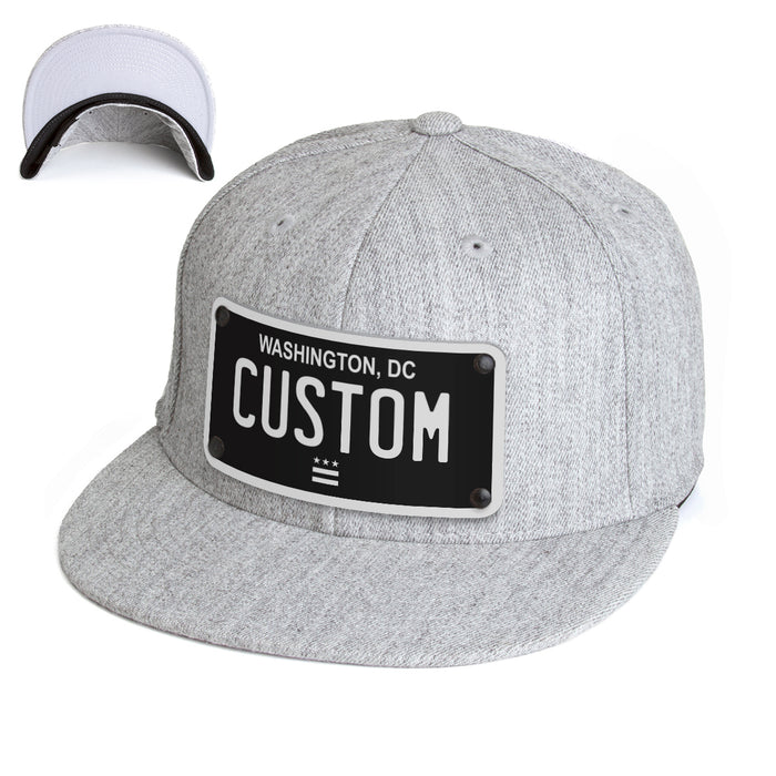 Washington DC Blackout Plate Hat