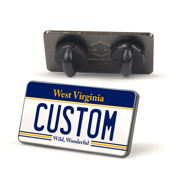 West Virginia License Plate Enamel Pin