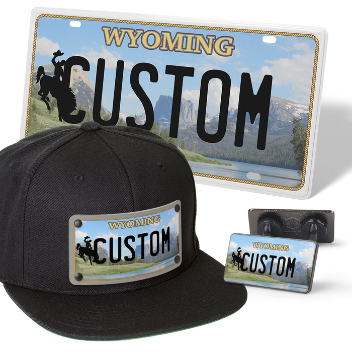 Wyoming License Plate Bundle