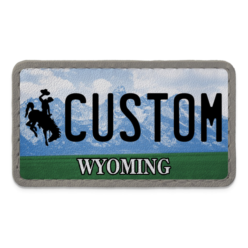 Swap Patch Wyoming License Plate