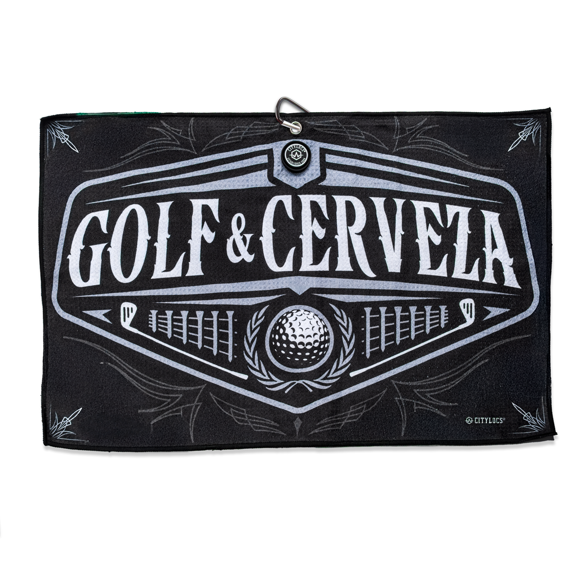 Magnetic Golf Towel Golf and Cerveza