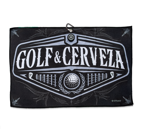 Magnetic Golf Towel Golf and Cerveza — CityLocs