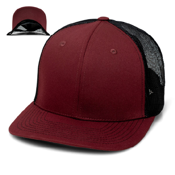 [teket] / ☆ 25SS Be Careful Trucker Cap / Burgundy Generative_Fill_40_1080x.png.