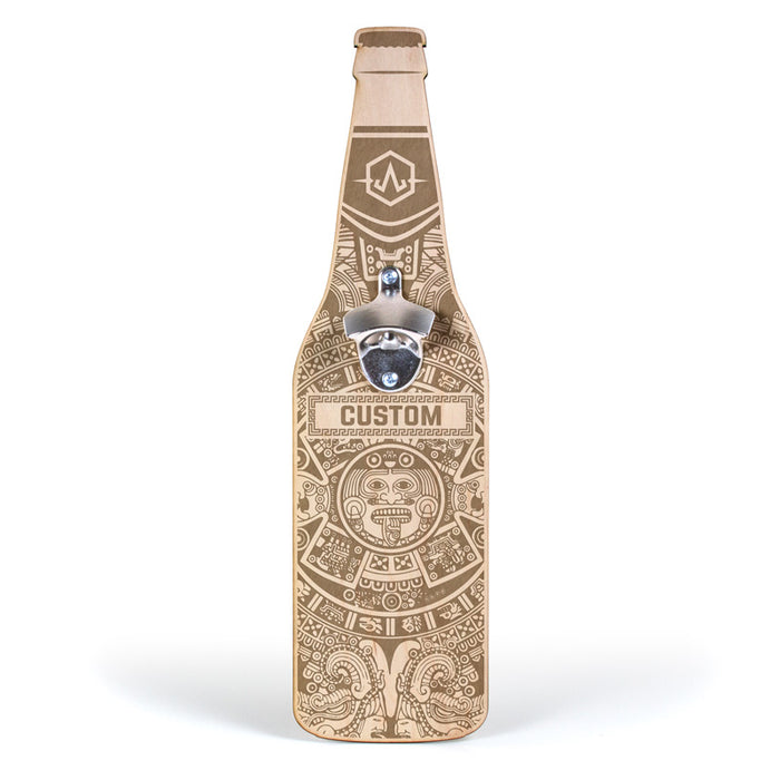 Engraved Aztec Bottle Opener