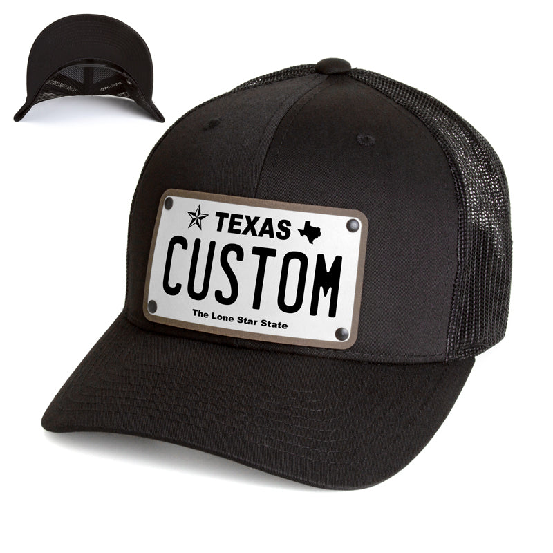 Texas White Plate Hat