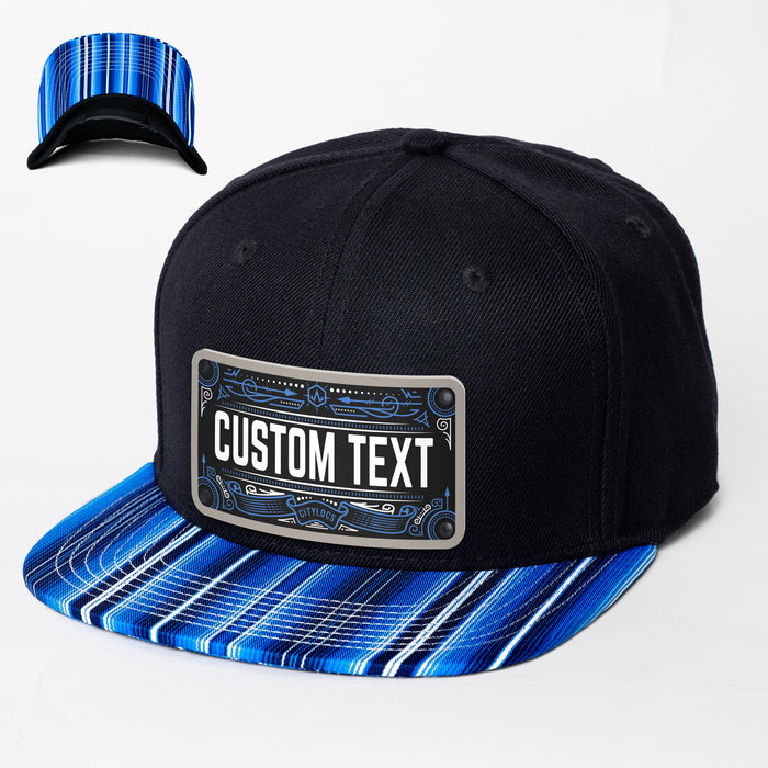 Blue Sarape hat custom