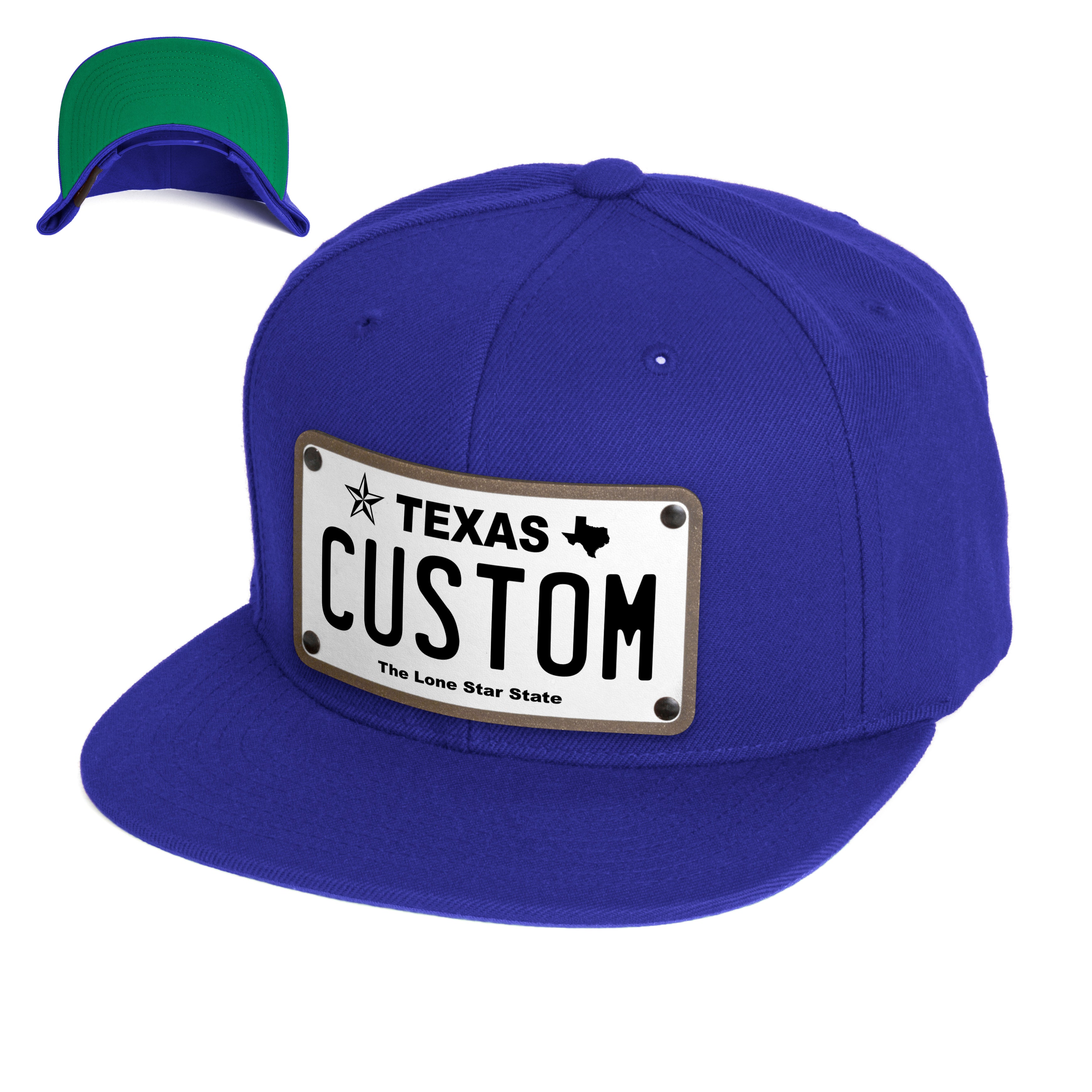 Texas White Plate Hat
