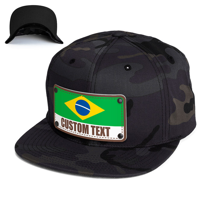 Custom Brazil Flag Hat | Personalized Headwear — CityLocs