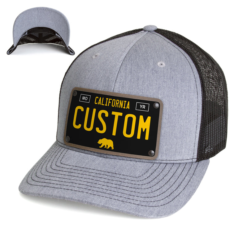 Custom California License Plate Hat Express Your Cali Vibes — CityLocs