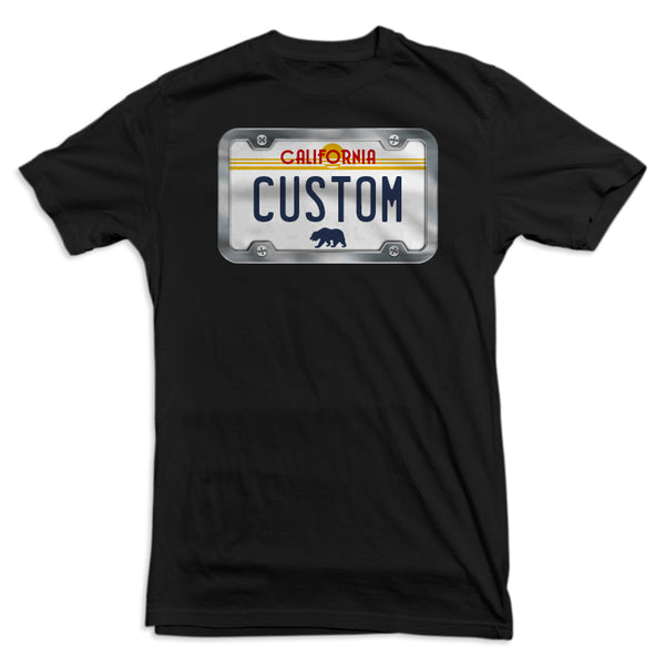 California SUNNY License Plate Tee
