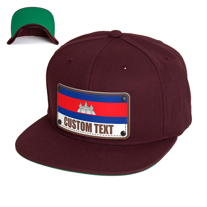 Custom Cambodia Flag CityLocs Style Cambodian Pride Your Hat: in Wear —