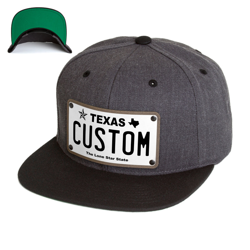Texas White Plate Hat