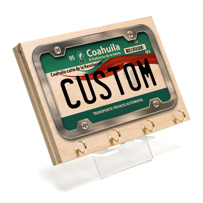 Coahuila License Plate Key Rack
