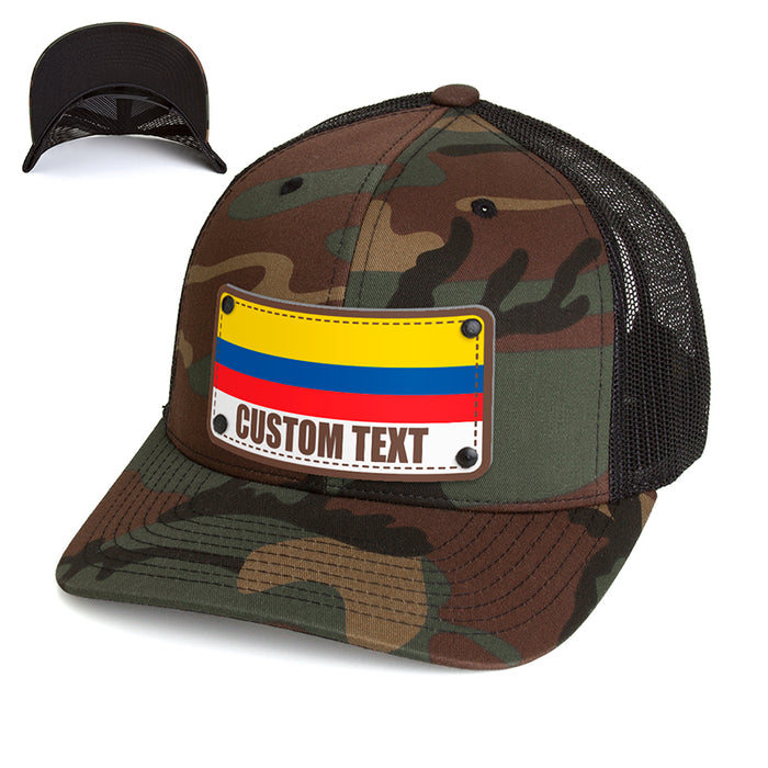 Vizor Colombia Flag Hat Colombia Trucker Hat Colombia Hat Colombian Soccer  Gifts Black One Size at  Men's Clothing store