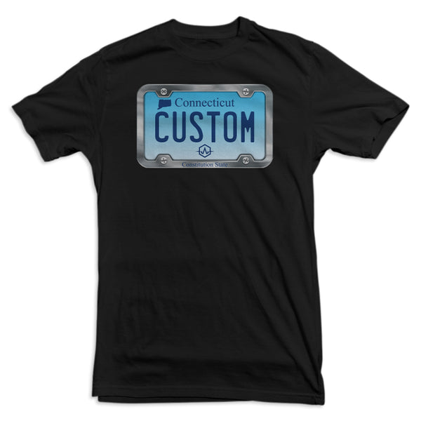 Connecticut License Plate Tee